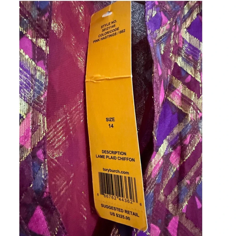 Tory Burch lame plaid